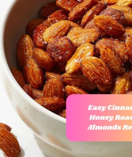 Easy Cinnamon Honey Roasted Almonds Recipe